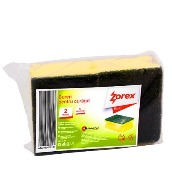 Spužvica za pranje posuđa 9x7x4cm 2/1 Zorex;