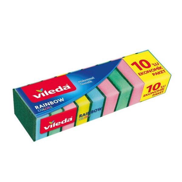 Spužvica za pranje posuđa Vileda rainbow 10/1;