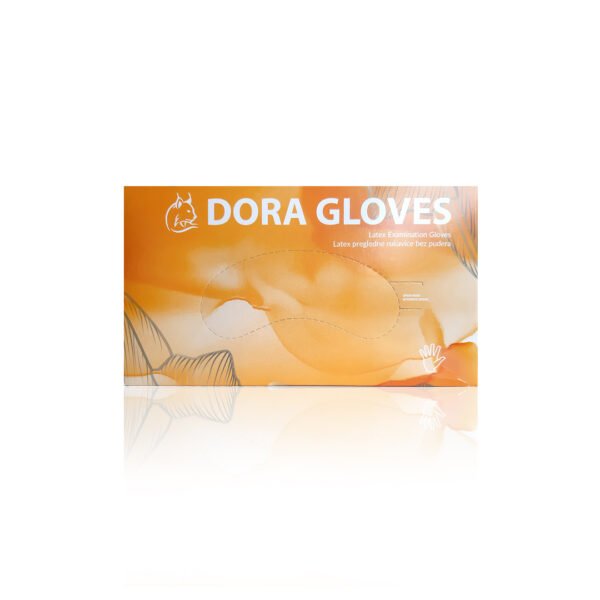 Rukavice latex jednokratne bez pudera L 100/1 Dora;