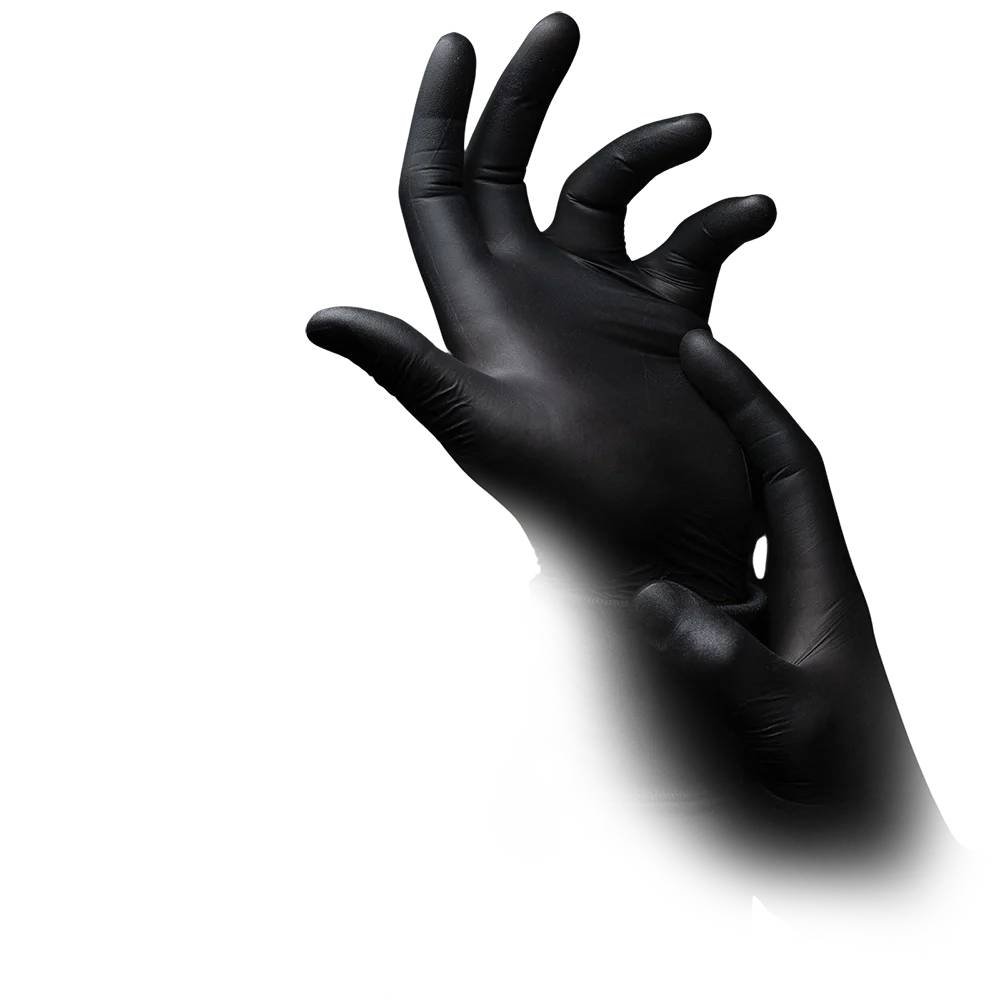 Rukavice nitrilne XL 100/1 crne Style