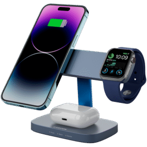 CANYON Wireless Charging Station Hexagon 310 3in1 DarkGrey CANYON Wireless Charging Station Hexagon 310 3in1 DarkGrey