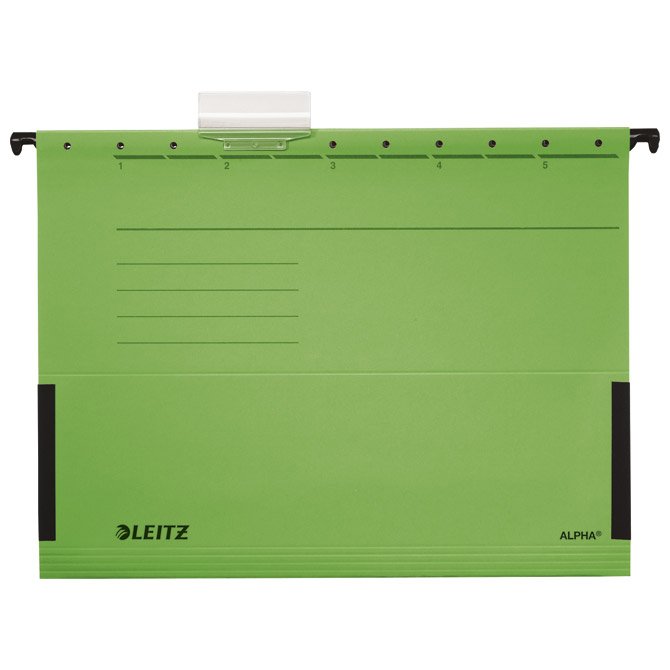 Mapa viseća s platnom A4 33-V Leitz Alpha 1986 zelena