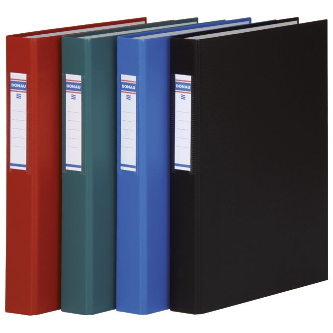 Mapa uložna A4 4ringa fi25mm Donau 3735 zelena