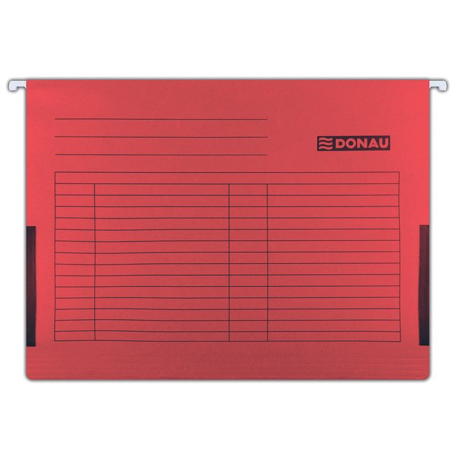 Mapa viseća s platnom A4 33-V Donau 7420905 5/1 crvena