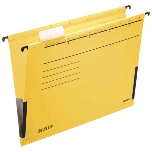 Mapa viseća s platnom A4 33-V Leitz Alpha 1986 žuta