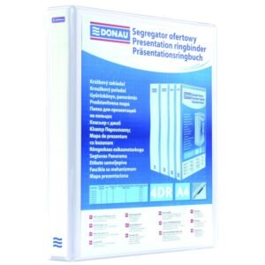 Mapa za odlaganje i prezentaciju A4 4-D ringa fi 25mm, hrbat 44mm Donau