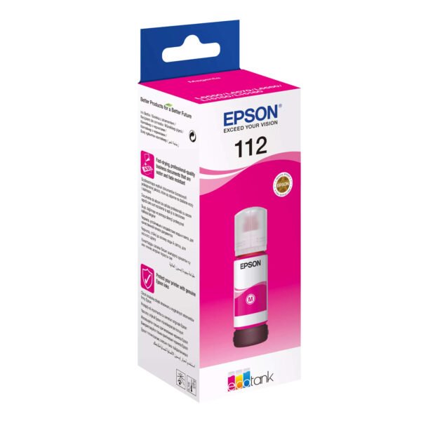 Tinta EPSON EcoTank 112 Magenta original