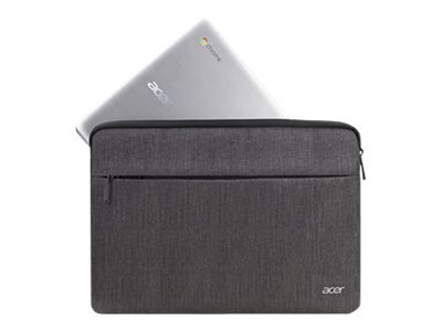 ACER 14inch Protective Sleeve;  Acer torbe i navlake izrađene su od vodootporne sintetičke kože, otporne su na udarce i imaju pametno raspoređene odjeljke. Krenite lagano, organizirano i bezbrižno znajući da je vaše Acer prijenosno računalo i/ili tablet dobro zaštićeno.