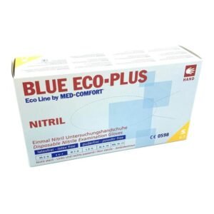 Rukavice nitrilne S 100/1 plave Eco Plus