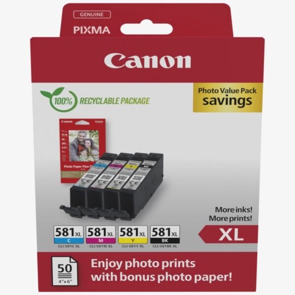 Canon multipack CLI-581XL BK C M Y
