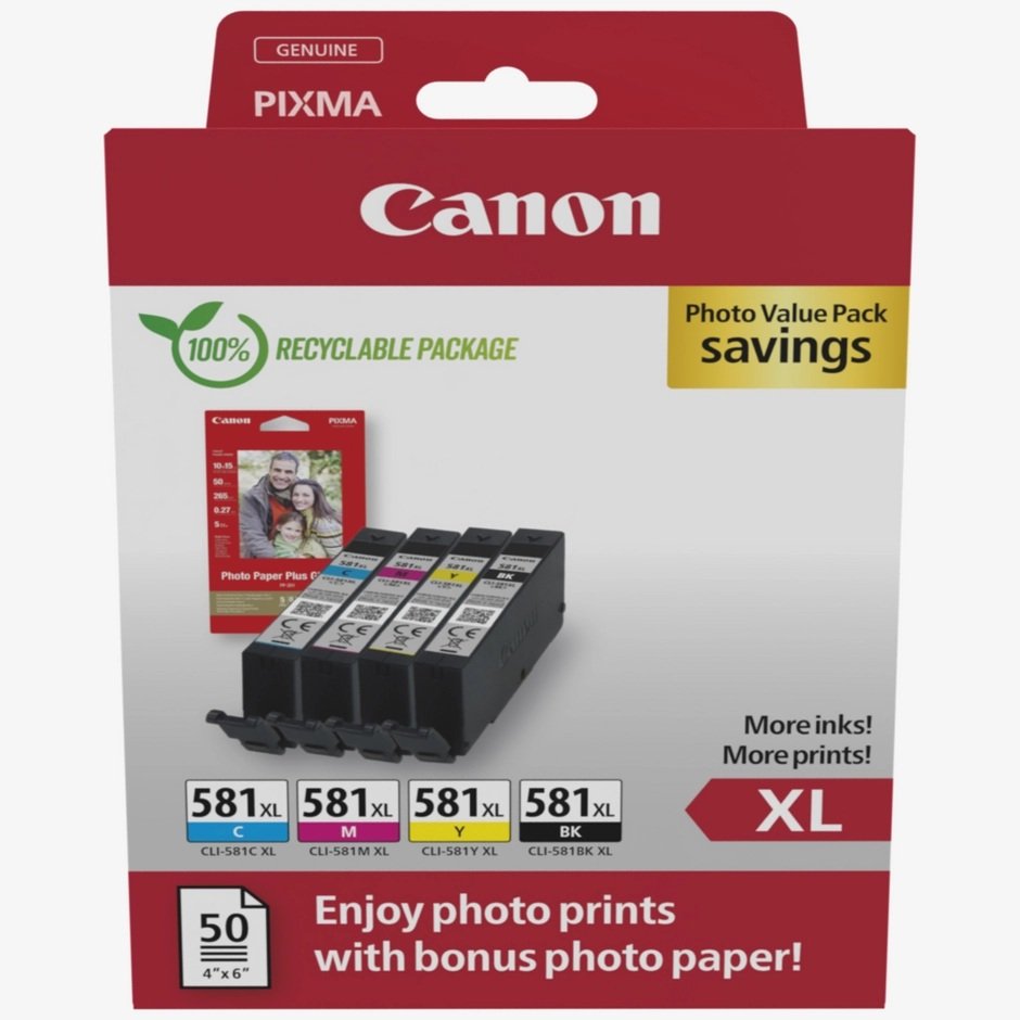Canon multipack CLI-581XL BK C M Y -  Photo Pack