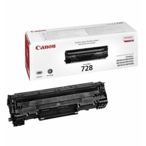 Canon toner CRG-728;  Tintni ulošci ili toneri CANON;  Originalni spremnici s tintom tvrtke Canon najbolje rade s vašim pisačem tvrtke Canon.