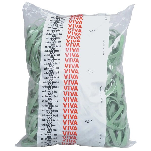 Gumica vezica fi 100x8mm 1kg zelena