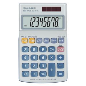 el-250s Kalkulator komercijalni / džepni 8 mjesta Sharp EL250A sivo-plavi