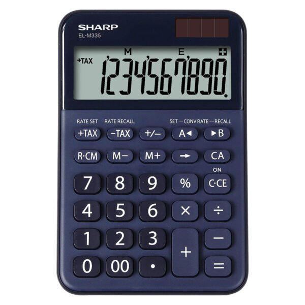 Kalkulator komercijalni 10 mjesta Sharp ELM335B plavi