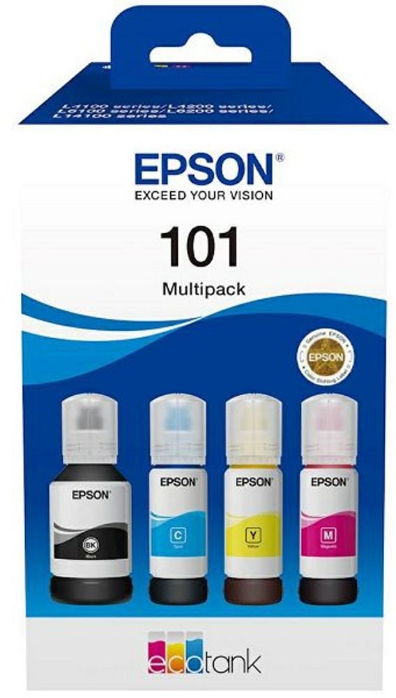 Tinta EPSON EcoTank 101 Multipack;