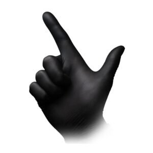 110806 Rukavice nitrilne XXL 100/1 crne Style