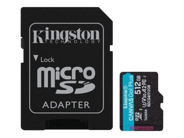 KINGSTON 512GB microSDXC + Adapte