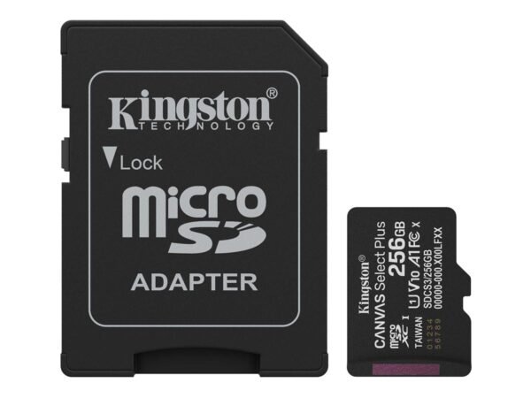 KINGSTON 256GB microSDXC Canvas Select
