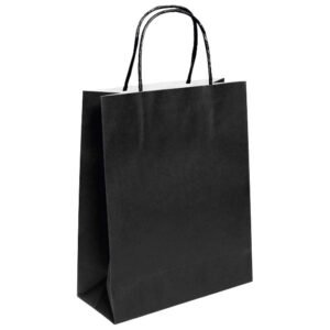 Vrećica papirnata MIDI 260x350x120mm crna; 