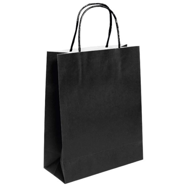 Vrećica papirnata MIDI 260x350x120mm crna; 