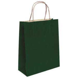 Vrećica papirnata MIDI 260x350x120mm tamno zelena Vrećica papirnata MIDI 260x350x120mm tamno zelena