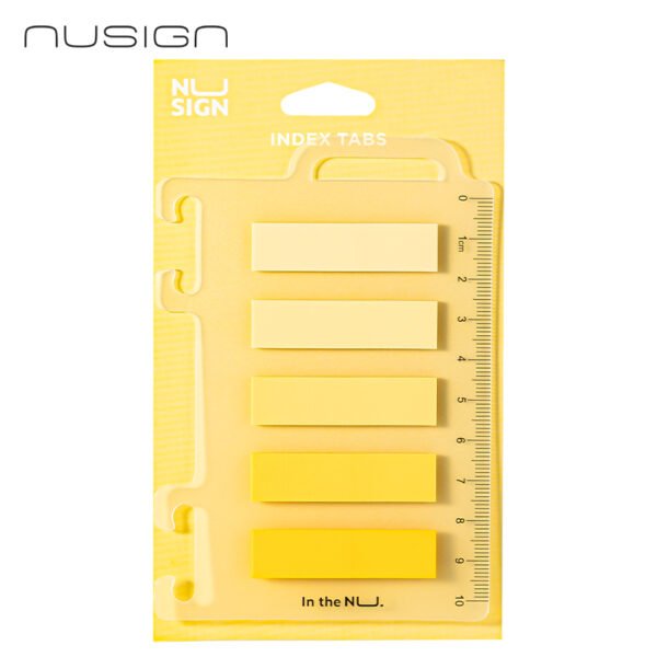 Zastavica 44x12mm 5x20 listova film poluprozirni Deli Nusing ENS356-YL žuta;