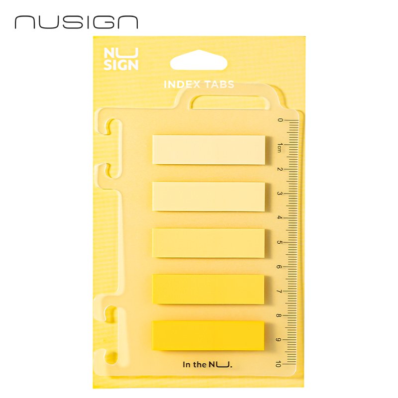 Zastavica 44x12mm 5x20 listova film poluprozirni Deli Nusing ENS356-YL žuta