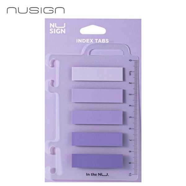 Zastavica 44x12mm 5x20 listova film poluprozirni Deli Nusing ENS356-PP ljubičasta;