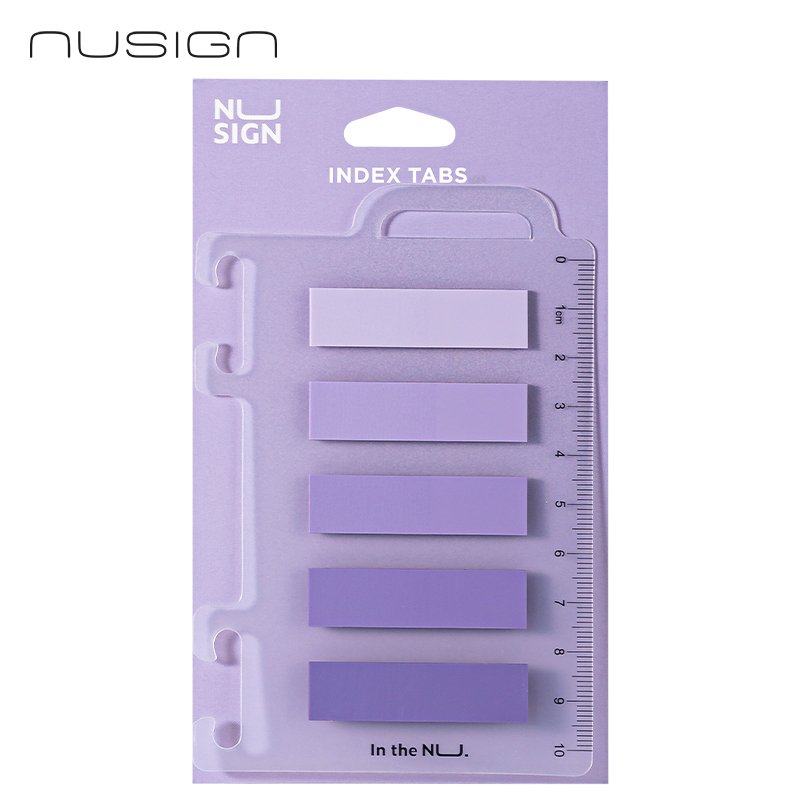 Zastavica 44x12mm 5x20 listova film poluprozirni Deli Nusing ENS356-PP ljubičasta