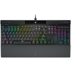 CORSAIR K70 RGB PRO Mechanical, Backlit RGB LED, CHERRY MX Red, Black;