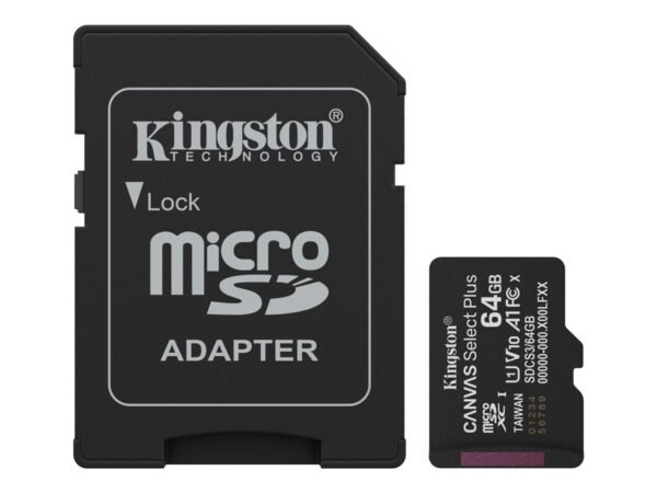KINGSTON 64GB microSDXC Canvas Select KINGSTON 64GB microSDXC Canvas Select