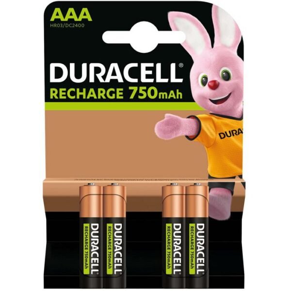 Baterija DURACELL punjiva AAA 750mAh 1.2V 4/1