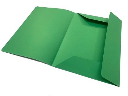Fascikl prešpan klapa A4 zeleni 250x330mm 1/1; 