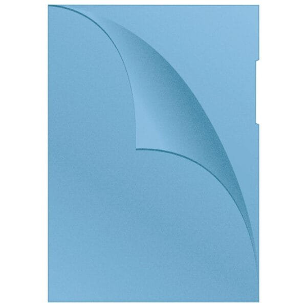 Fascikl pvc L plavi