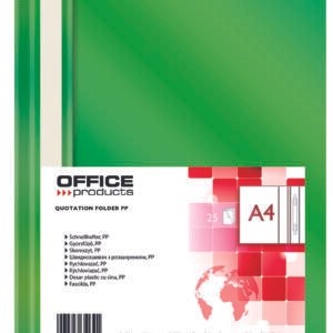 Fascikl euromehanika A4 25/1 zelena Office products