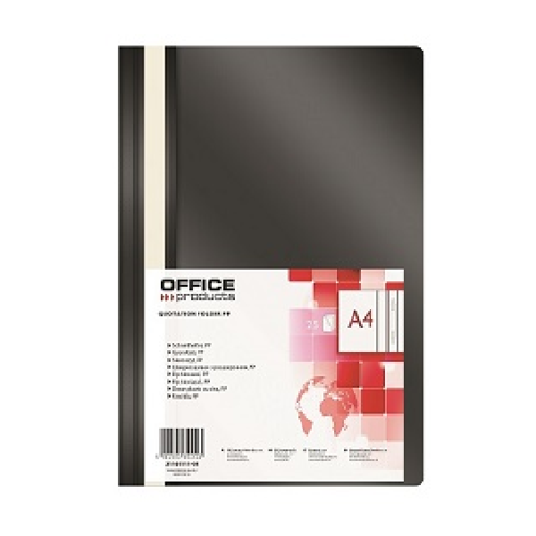 Fascikl klizna mehanika  A4 1/1 crna