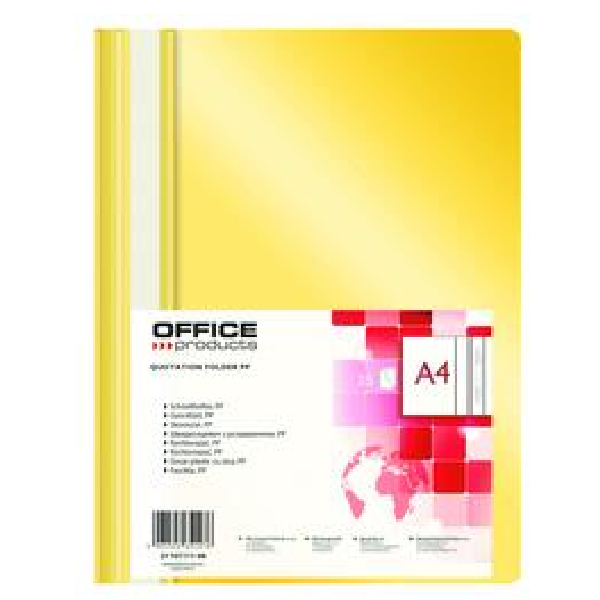 Fascikl klizna mehanika  A4 1/1 žuta