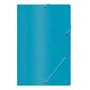 Fascikl s gumicom kartonski A4 plavi prešpan Fascikl s gumicom kartonski A4 plavi prešpan