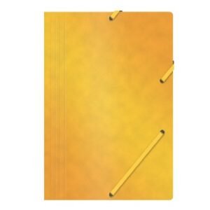 Fascikl s gumicom kartonski A4 žuti prešpan Fascikl s gumicom kartonski A4 žuti prešpan