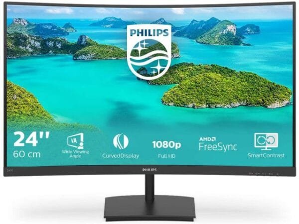 Philips 23,6" 241E1SC, VGA, HDMI, 75Hz Philips 23,6" 241E1SC, VGA, HDMI, 75Hz