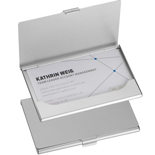 Etui za posjetnice aluminijski;