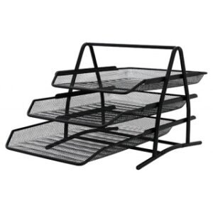 Ladica za spise žičana 3/1 300x265x350mm crna; 