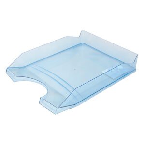 Ladica za spise pvc 254x60x346mm Office products prozirno plava;