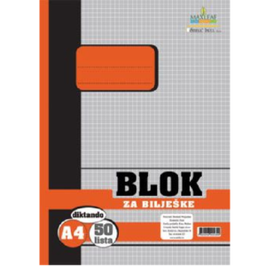 Blok za bilješke A4 čisti 50 listova Blok za bilješke A4 čisti 50 listova