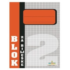 Blok za bilješke br. 2 50 listova Blok za bilješke br. 4 50 listova