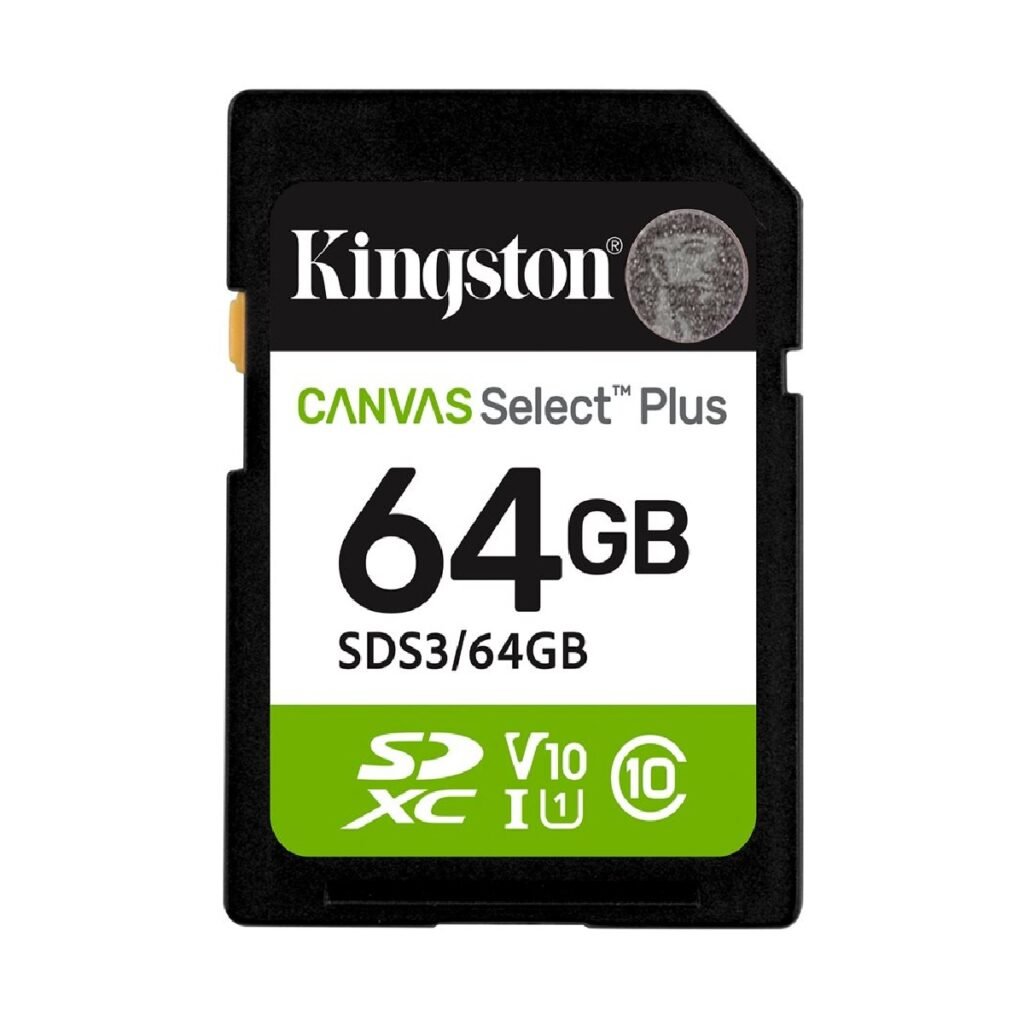 KINGSTON 64GB SDXC Canvas Select Plus