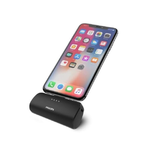 Philips power bank DLP2510C, 2500mAh, USB-C, crni