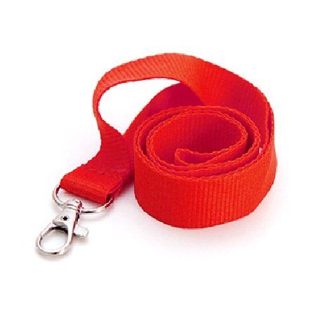 Vezica za akreditaciju s kukom širine 20mm crvena;