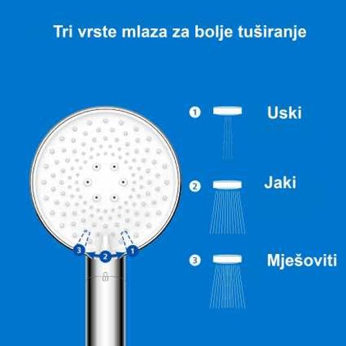 Philips ASH1516 tuš slušalica chrome;